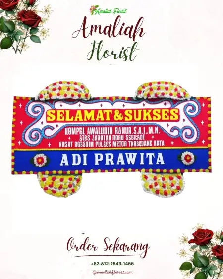 Papan Bunga Ucapan Selamat Lamajang